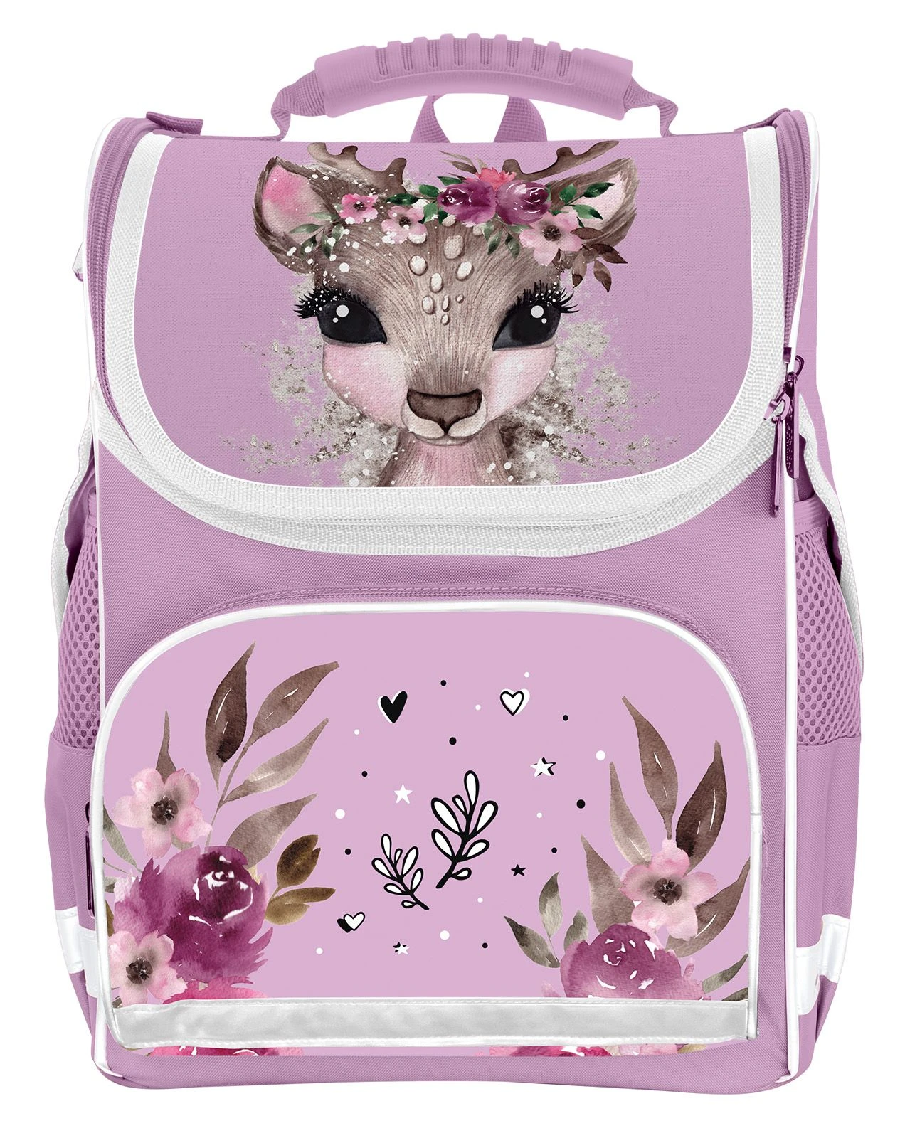 Рюкзак Schoolformat BASIC mini CUTE DEER 11 л сирен. 33х25х13 жестк. каркас 1