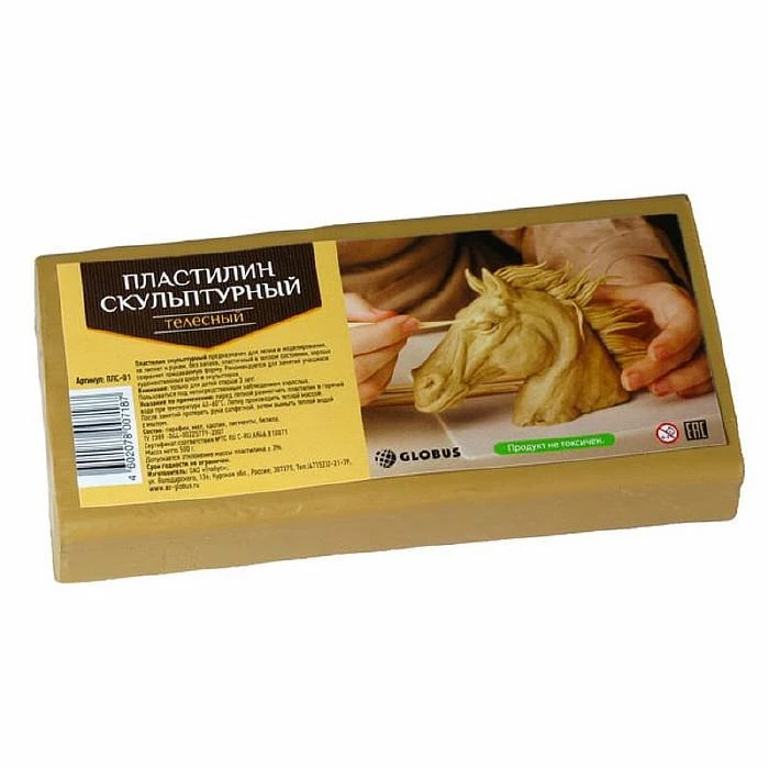 Пластилин скульптурный,телесный,500гр,ПЛС-01 штр. 4602078007187 Пластилин скульптурный,телесный,500гр,ПЛС-01 штр. 4602078007187