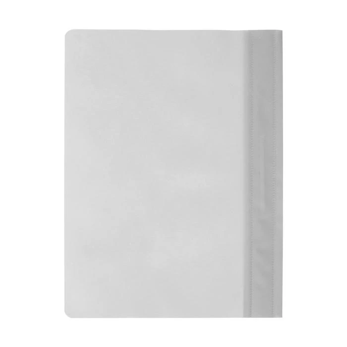 Папка-скоросшиватель Calligrata, А4, 180 мкм, серая, прозрачный верх