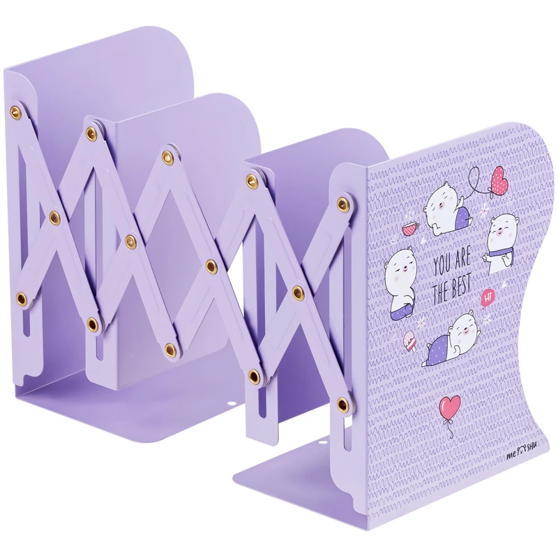 Подставка для книг MESHU "Beary Beary", 3 отделения, раздвижная Подставка для книг MESHU "Beary Beary", 3 отделения, раздвижная