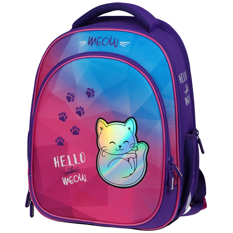 Ранец Berlingo Expert Light облегченный "Hello meow" 38*28*15см, 3