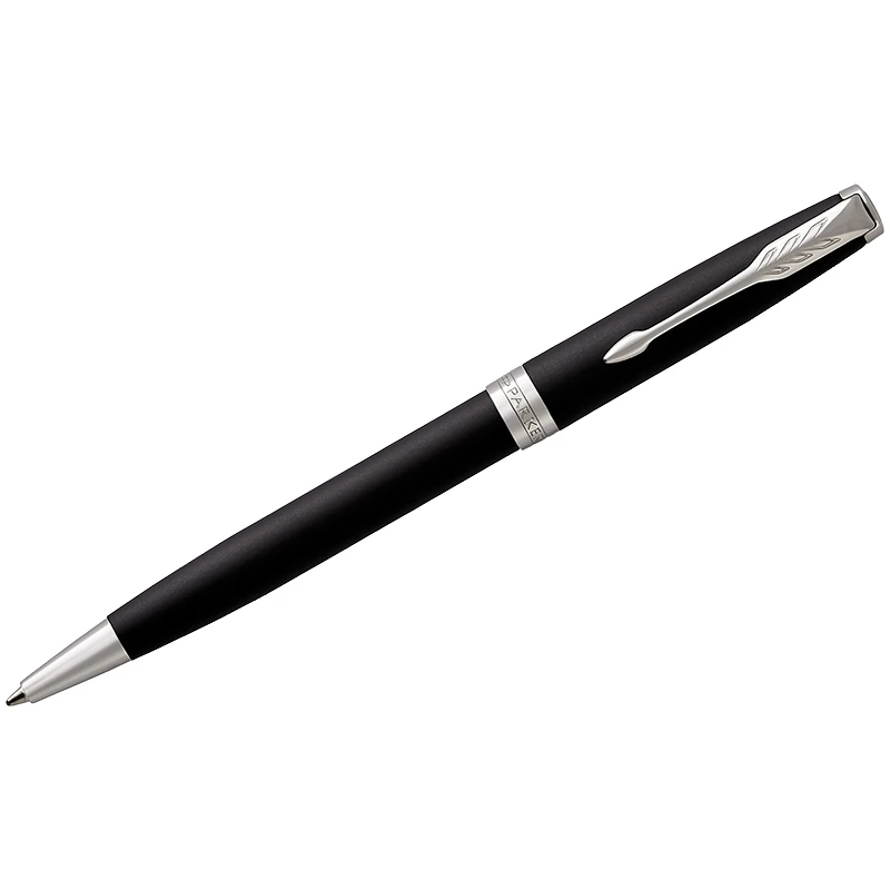 Ручка шариковая Parker "Sonnet Matte Black СT" черная, 1,0мм,