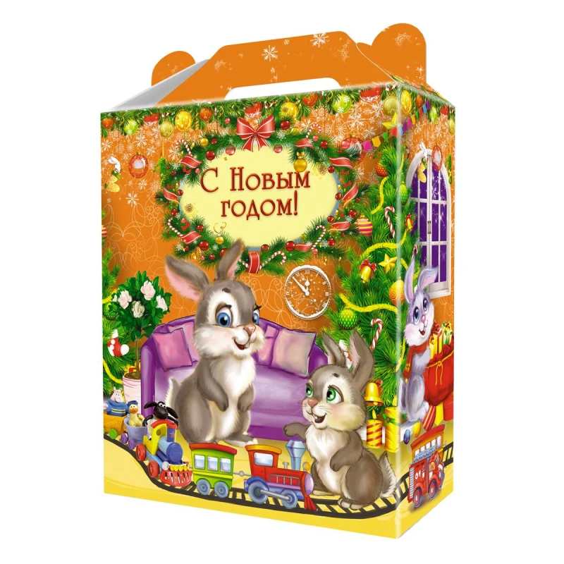 Новогодний сладкий подарок Сочельник, картон 1000 г