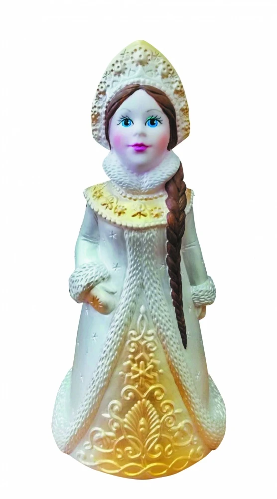 Игрушка из пластизоля "Снегурочка", Белая, 32 см.