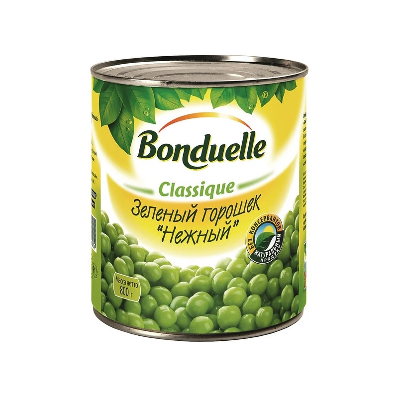 Консервация Зелёный горошек Бондюэль, 800г