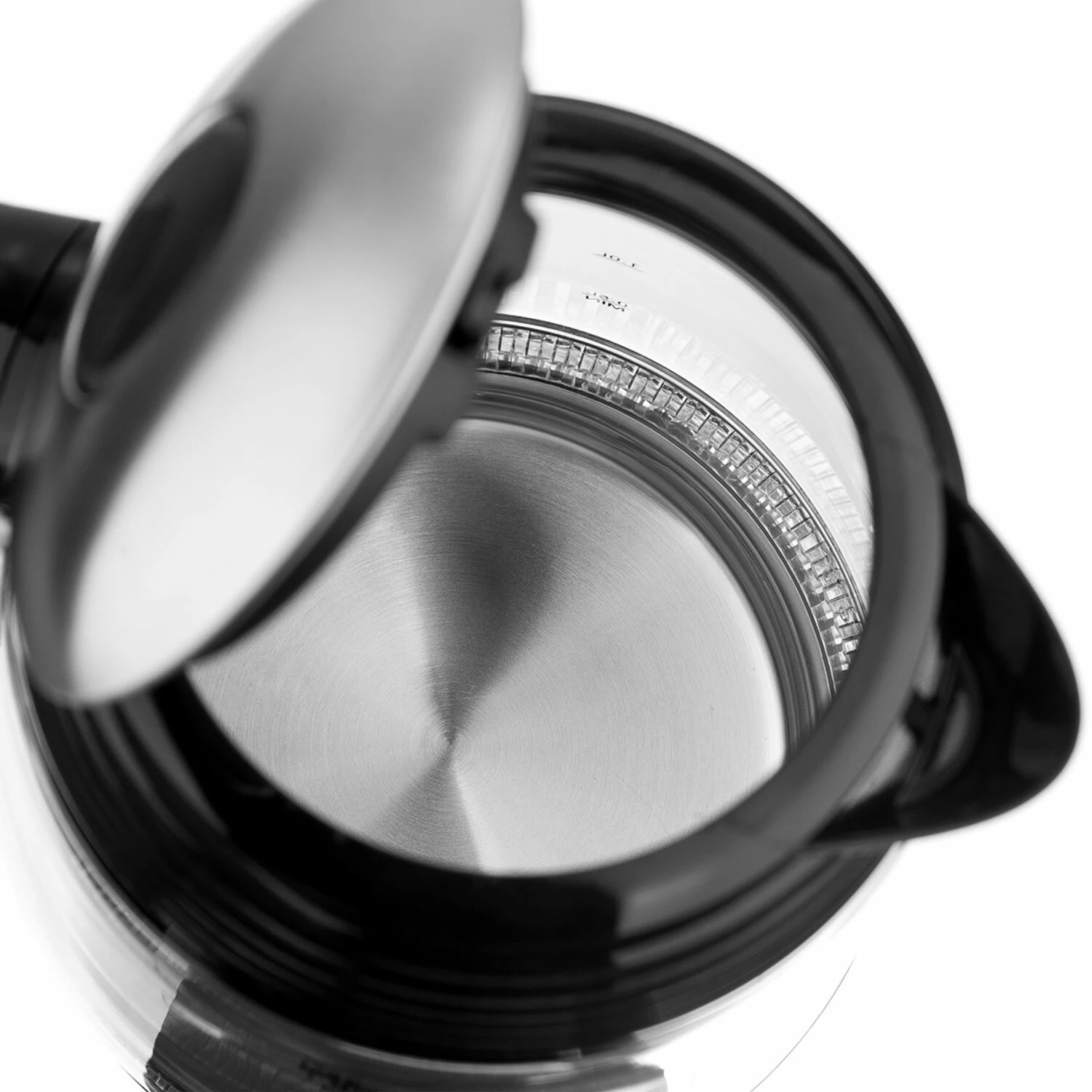 Чайник BRAYER BR1012, 1,7 л, 2200 Вт, закрытый нагревательный элемент, стекло,