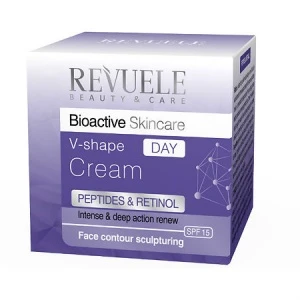 REVUELE Bioactive Skincare Peptides&Retinol V-shape КРЕМ для овала лица ДЕНЬ,