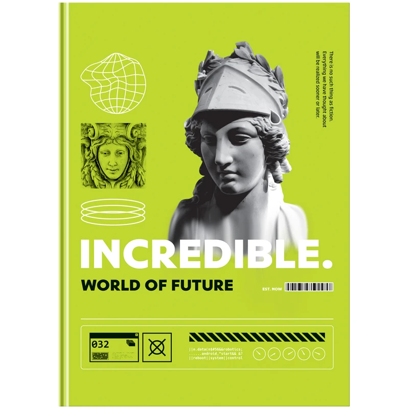 Бизнес-блокнот А4, 120л., BG "Невероятный мир", глянцевая ламинация Бизнес-блокнот А4, 120л., BG "Невероятный мир", глянцевая ламинация