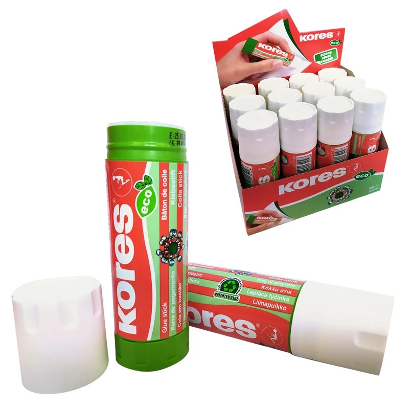 Клей-карандаш 40г. KORES Glue-eco