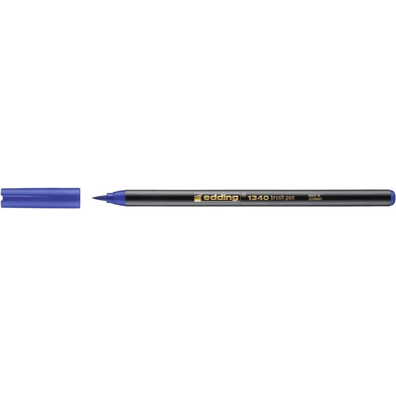 Ручка -кисть для бумаги Edding 1340/3, синий