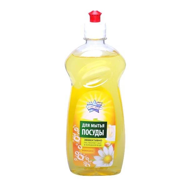 Ср-во д/посуды гель-бальзам СЕМЬ ЗВЕЗД ромашка 500 мл: 4А-1-2/40702 штр.: Ср-во д/посуды гель-бальзам СЕМЬ ЗВЕЗД ромашка 500 мл: 4А-1-2/40702 штр.: