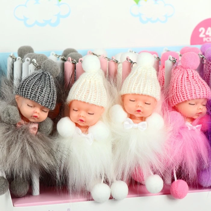 Ручка гелевая-прикол Calligrata "Пупс в шапочке", МИКС (штрихкод на