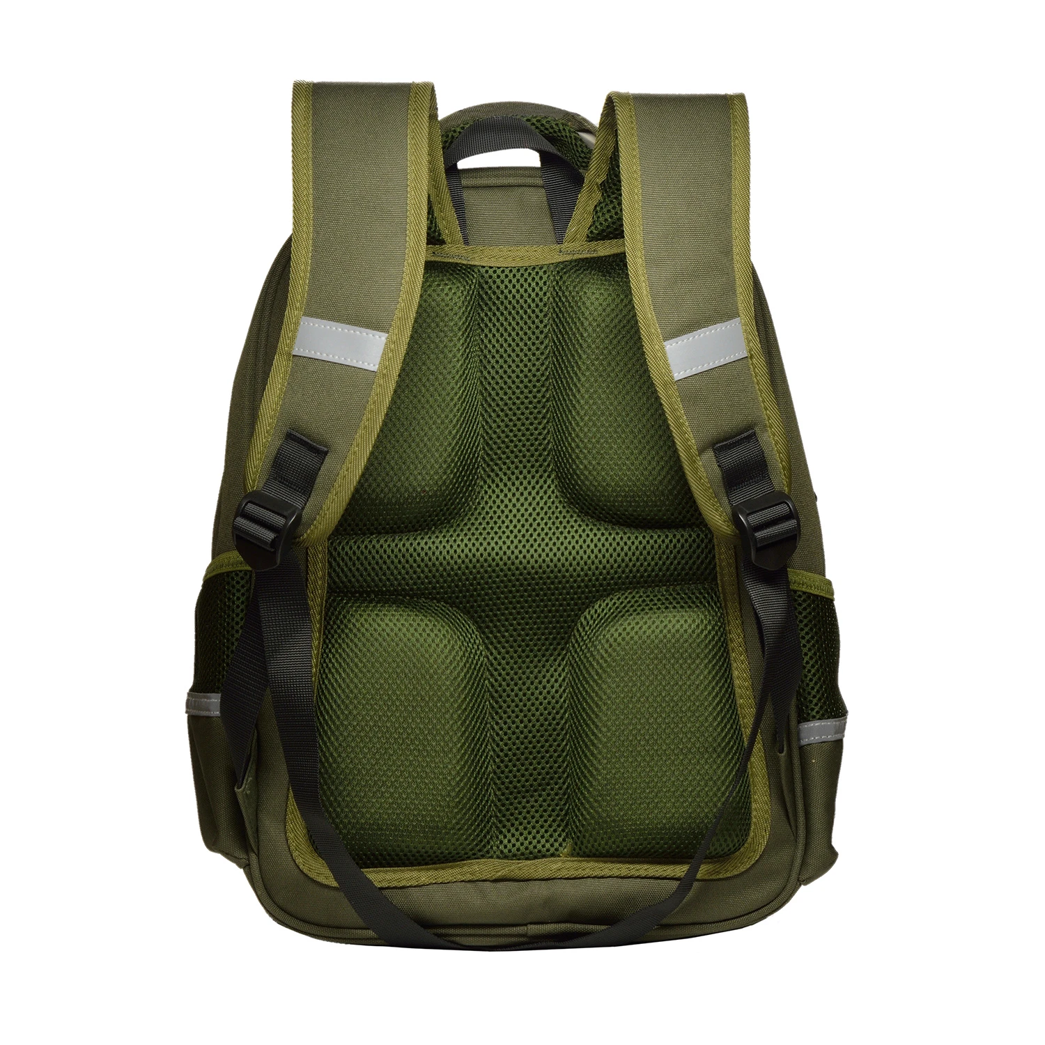 РЮКЗАК ТЕМНО-ЗЕЛЕНЫЙ С ЭРГОНОМИЧНОЙ СПИНКОЙ "БОКС"