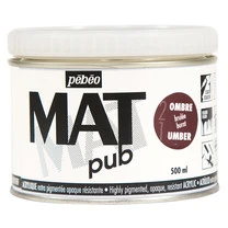 "PEBEO" экстра матовая Mat Pub №1 500 мл 257022 умбра жженая