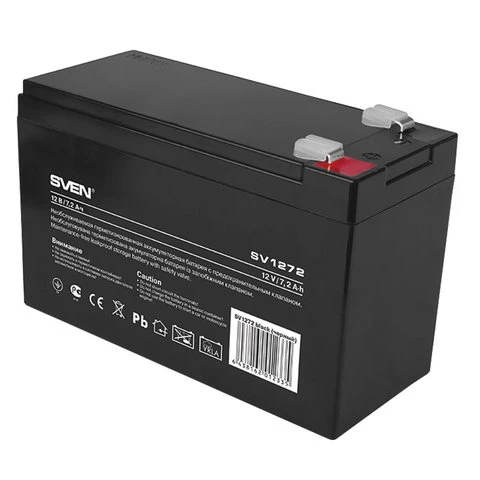 Аккумуляторная батарея для ИБП любых торговых марок, 12 В, 7,2 Ач, 151х65х98 мм,