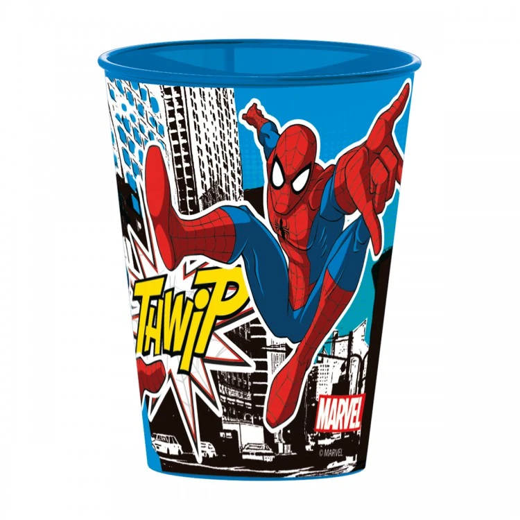 Стакан пластиковый (260 мл) Человек-паук Улицы