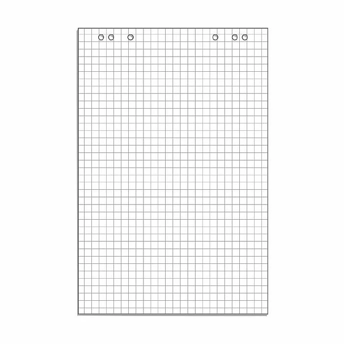 Бумага для флипчартов Блок бумаги для флипчартов клетка 67,5х98 50 лист. 80гр.