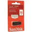 Флеш-диск 16 GB, SANDISK Cruzer Blade, USB 2.0, черный, SDCZ50-016G-B35