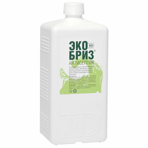 Антисептик кожный дезинфицирующий спиртосодержащий (60%) 1 л ЭКОБРИЗ, готовый