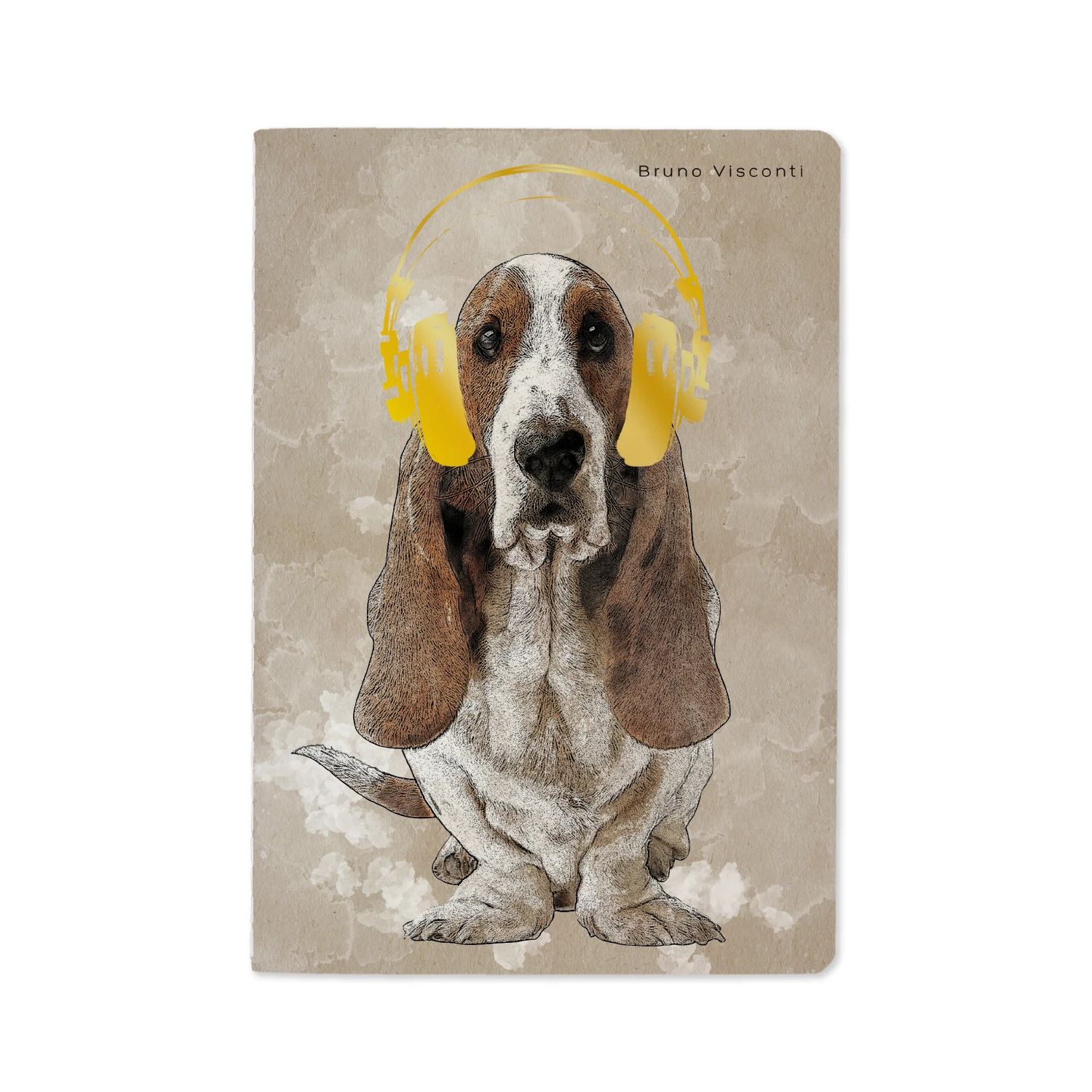 ТЕТРАДЬ А5, Bruno Visconti "BASSET" 40л. клетка