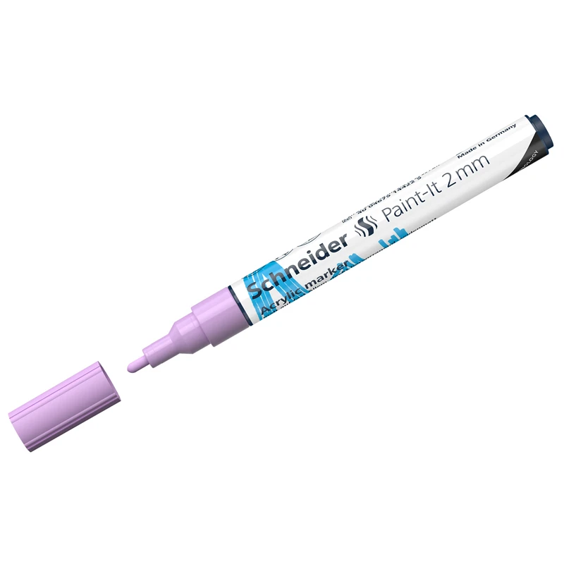 Маркер акриловый Schneider "Paint-It 310" 2мм, пулевидный, пастельный