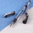 Ручка шариковая черная "Darvish" на масляной основе прозрачный корпус
