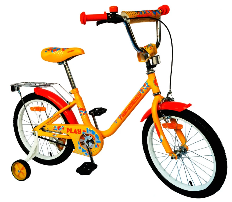 Велосипед 16" NAMELESS PLAY желтый/оранжевый