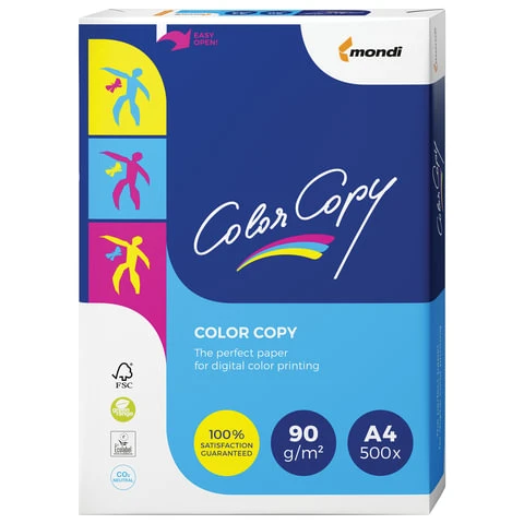 Бумага COLOR COPY, А4, 90 г/м2, 500 л., для полноцветной лазерной печати, А++,