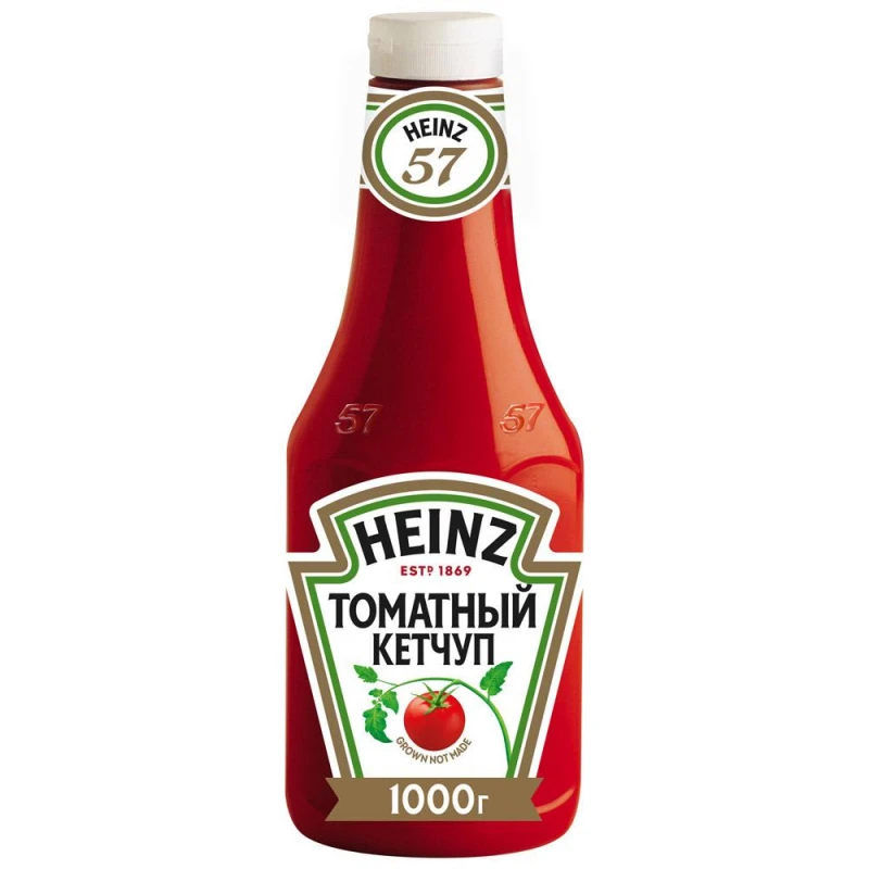 Кетчуп Heinz Томатный бутылка, 1кг.