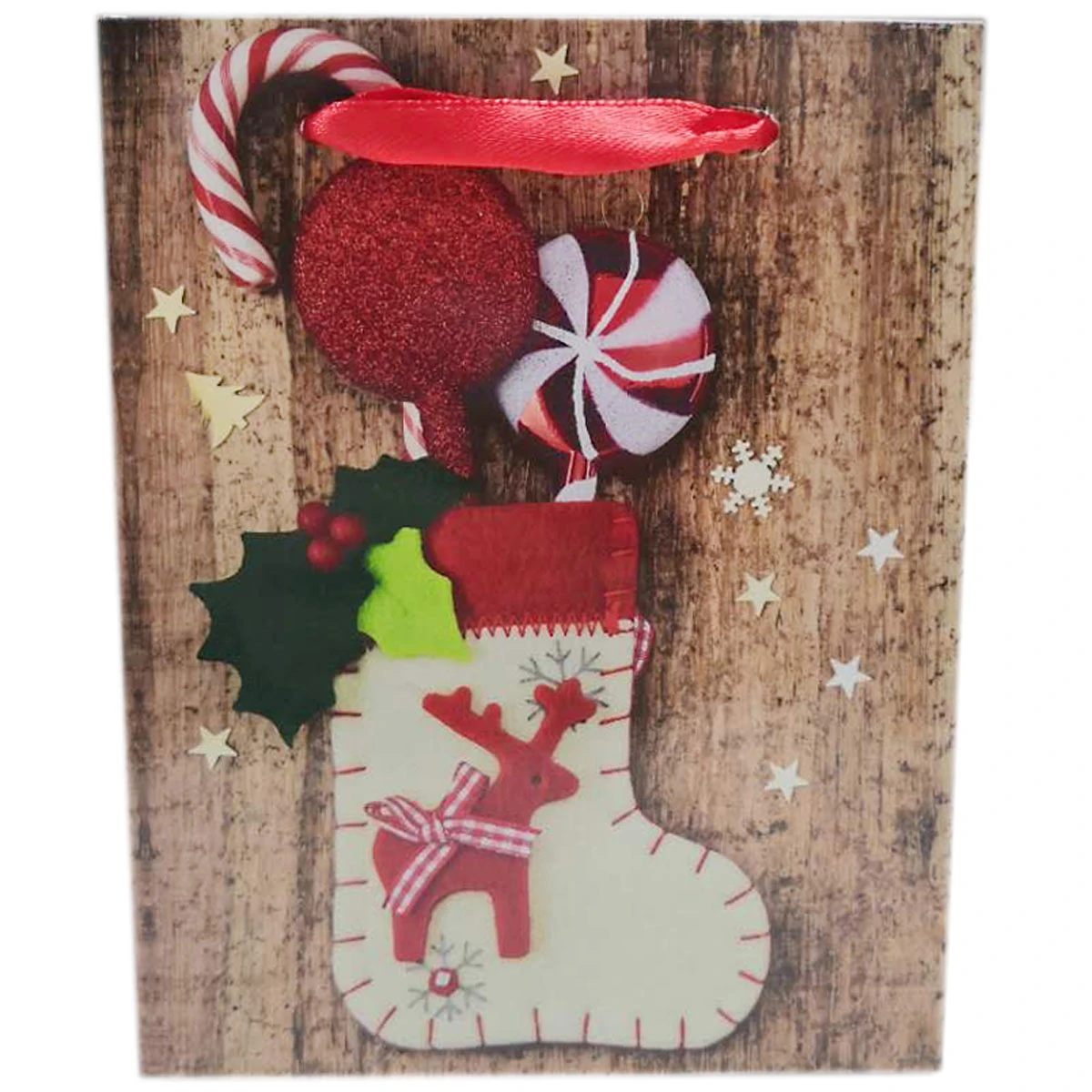 Подарочный пакет 11x18x5 см, ламинированный