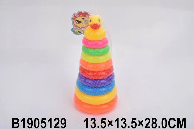 Пирамидка 28 см (9 колец, в сетке) "Утенок" (Арт. 1905129)