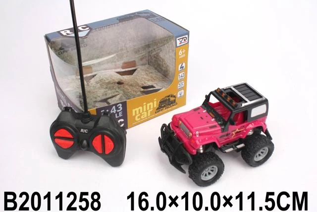 Машинка на радиоуправлении 13,5 см "Джип" (свет, бат. 4*АА не в