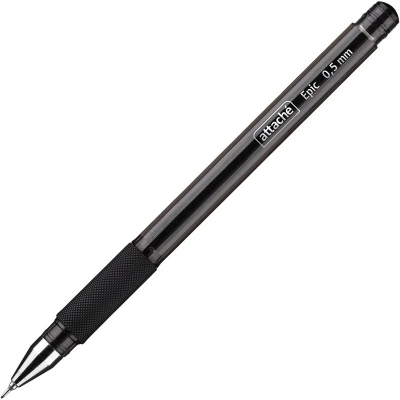 Ручка гелевая Attache Epic,цвет чернил-черный штр.  6944492958804, 6944492958859