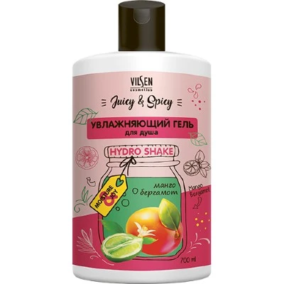 Family Cosmetics Juicy & Spicy Гель для душа УВЛАЖНЯЮЩИЙ "Манго и