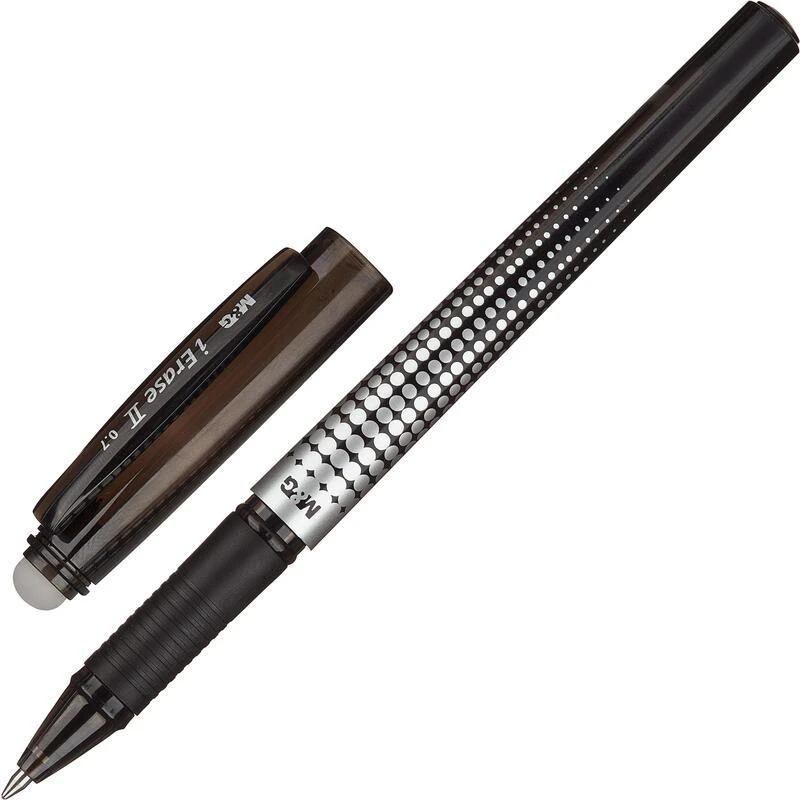 Ручка гелевая стираемая M&G iErase II шар 0,7 лин 0,5мм черн AKP61173110700H