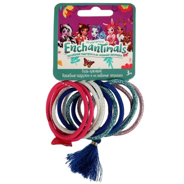 Аксессуары для девочек ЭНЧАНТИМАЛС резинки для волос с декор. кисточка. звезда.