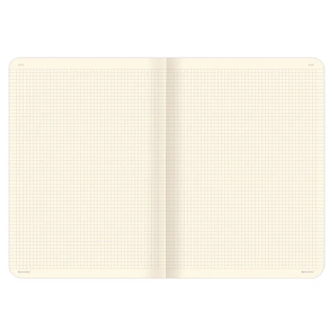 Тетрадь 60 л. в клетку обложка гладкий кожзам, сшивка, А4 (210х297мм), БОРДОВЫЙ,