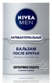 NIVEA бальзам после бритья 100мл. Серебряная защита *1/24 (88866)