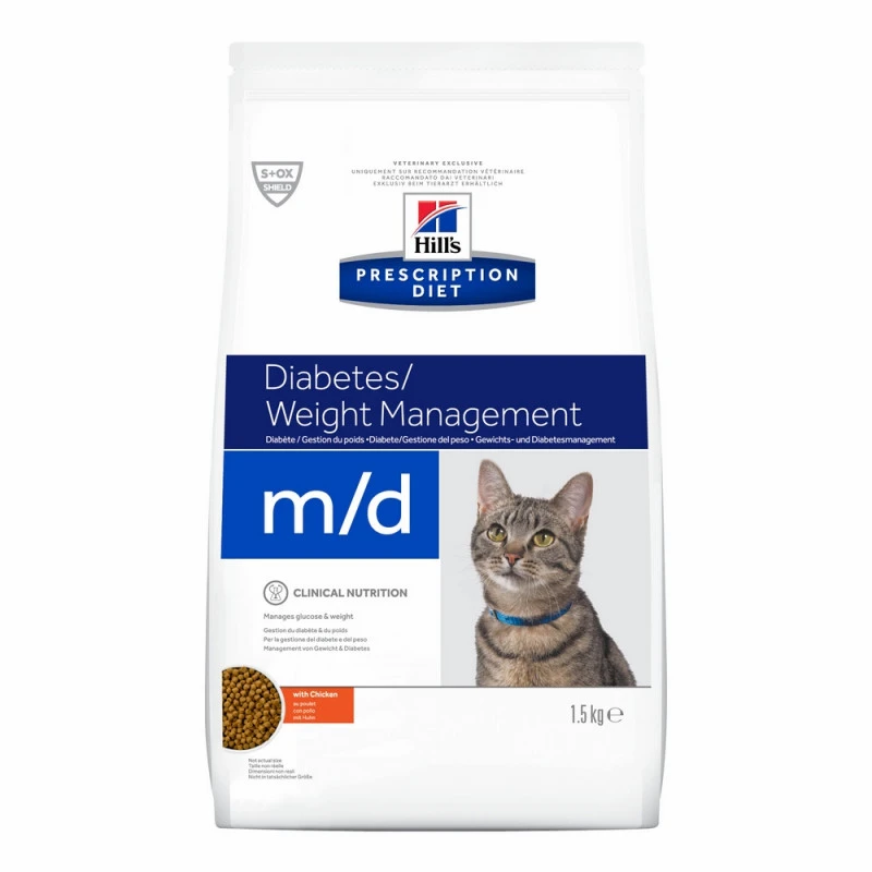 Корм Hill`s сух.д/кошек полноцен диетич рац сахар диабет ожирен 1,5кг. 8685