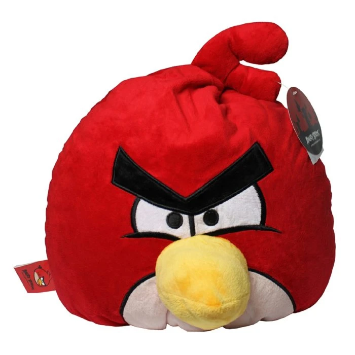 Angry Birds наволочка. Красная птица Red Bird 30см.