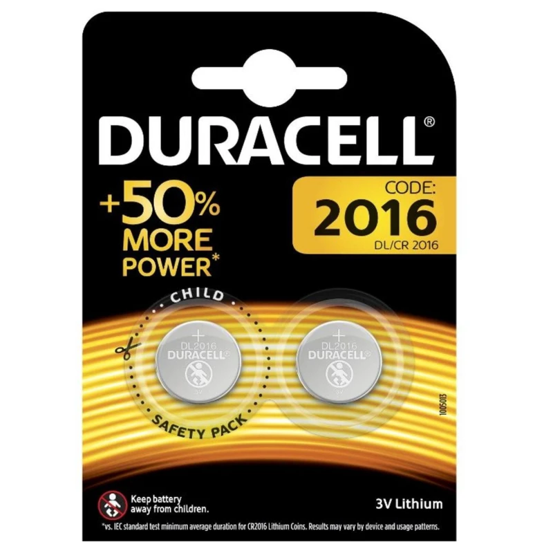 Батарейки Duracell CR2016/2BL (CR2016/2BL) (2 шт./бл)