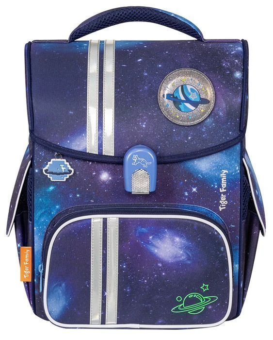 Ранец TIGER JOLLY SUPER GALAXY 14 л 36x31x19 см ткань защелка для мальчиков