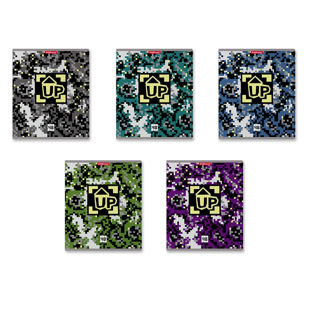 Тетрадь общая ученическая ErichKrause® Pixel Game, 48 листов, клетка, выборочный Тетрадь общая ученическая ErichKrause® Pixel Game, 48 листов, клетка, выборочный