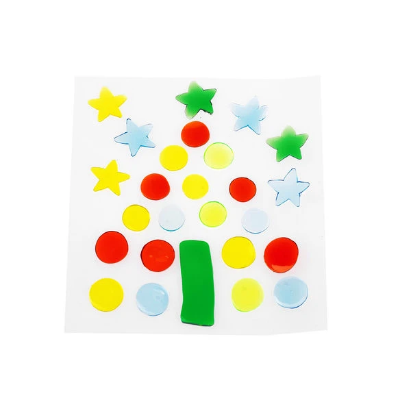 Новогоднее декорированное украшение гел.аппликация15.5*15cm