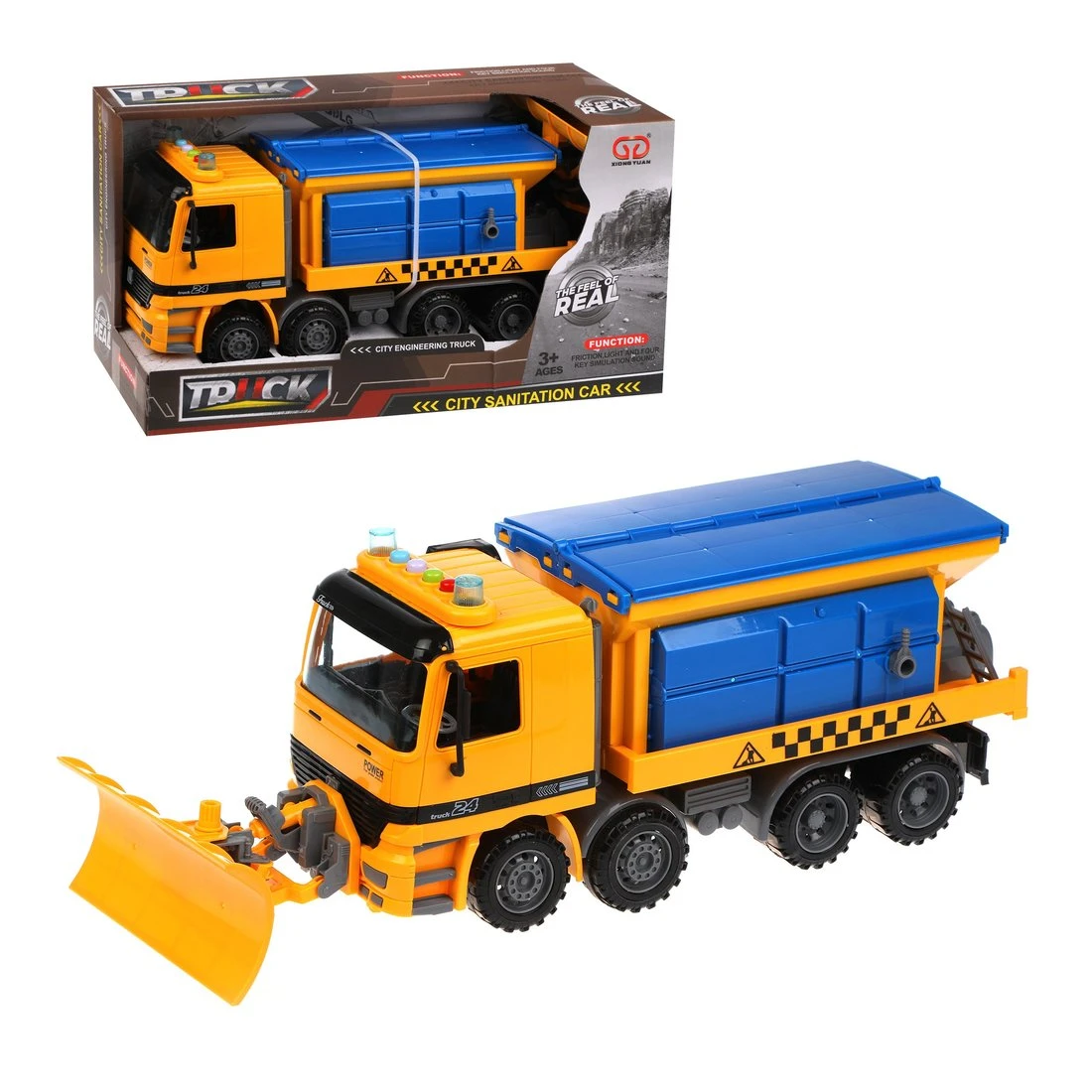 Машина инерционная, свет, звук