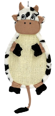 Когтеточка подвесная "Коровка", ткань сизалевая. Зооник 530х290х30мм