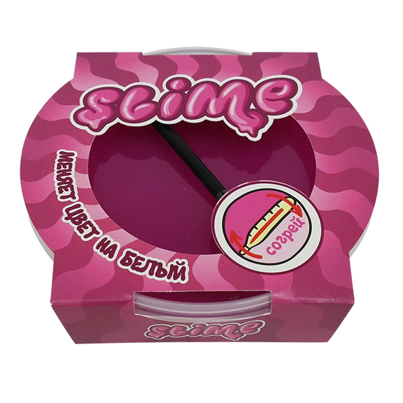 Слайм Slime "Mega", фиолетовый, меняет цвет на белый, 300г