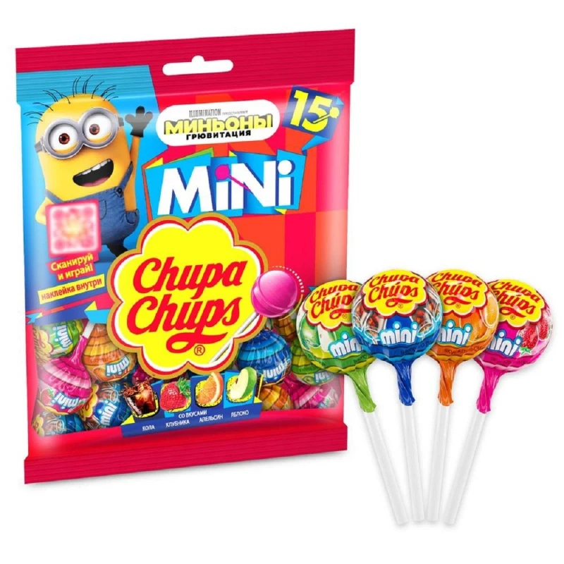 Карамель Chupa Chups Мини, 90 г.