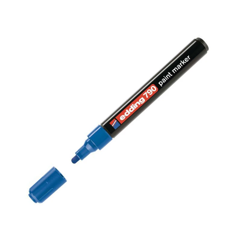 Маркер пеинт (лак) EDDING E-790/3 синий 2-3мм, пласт. корп.