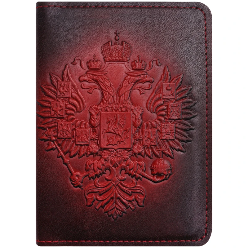 Обложка для паспорта Кожевенная мануфактура "Орел Российской Империи",